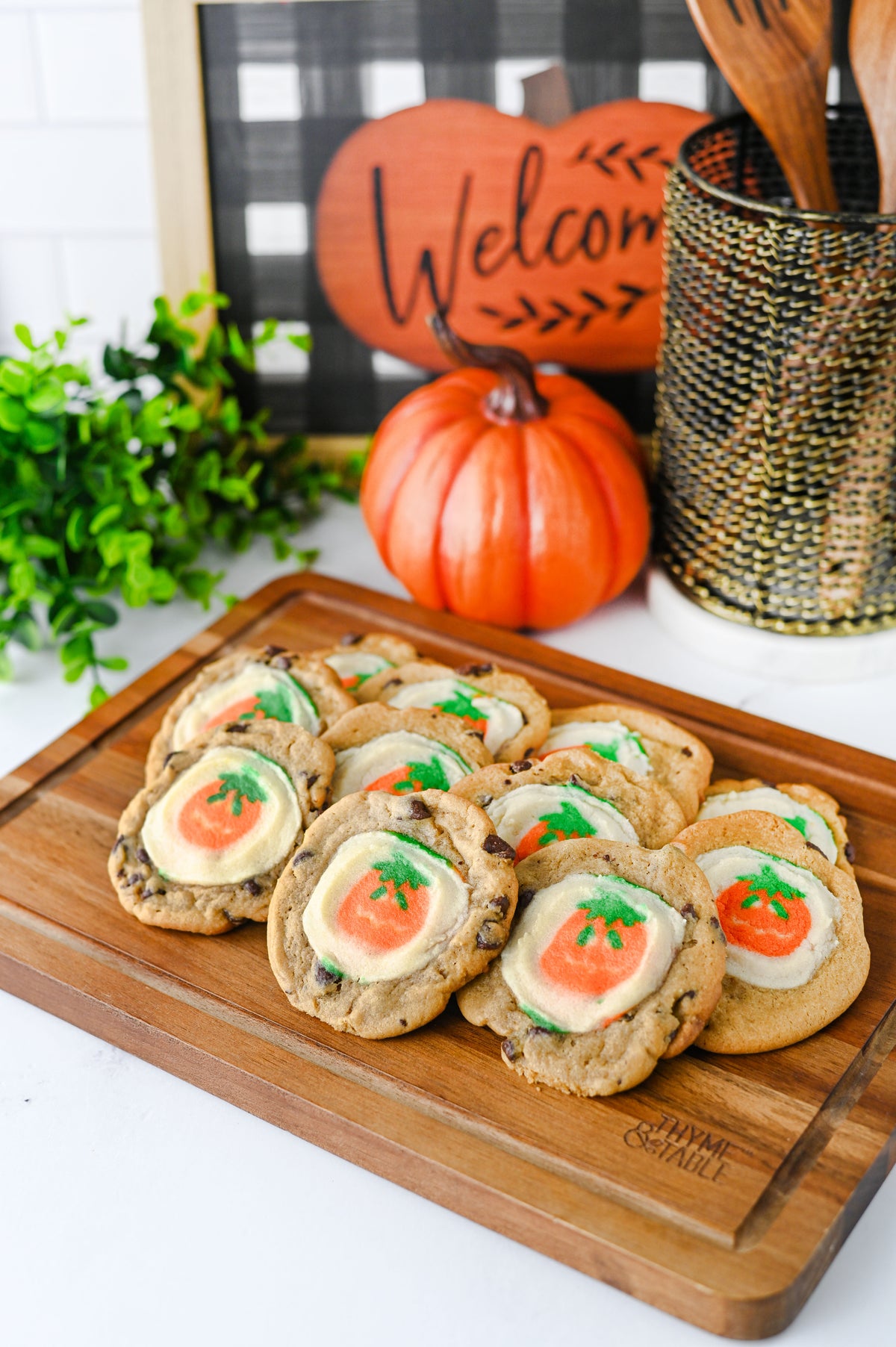 Pilsbury Pumpkin Chocolate Chip Cookie Hack