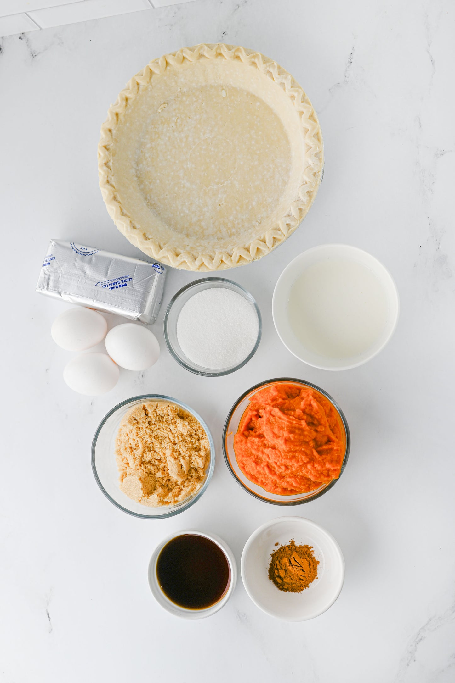 Pumpkin Cheesecake Pie Set #1