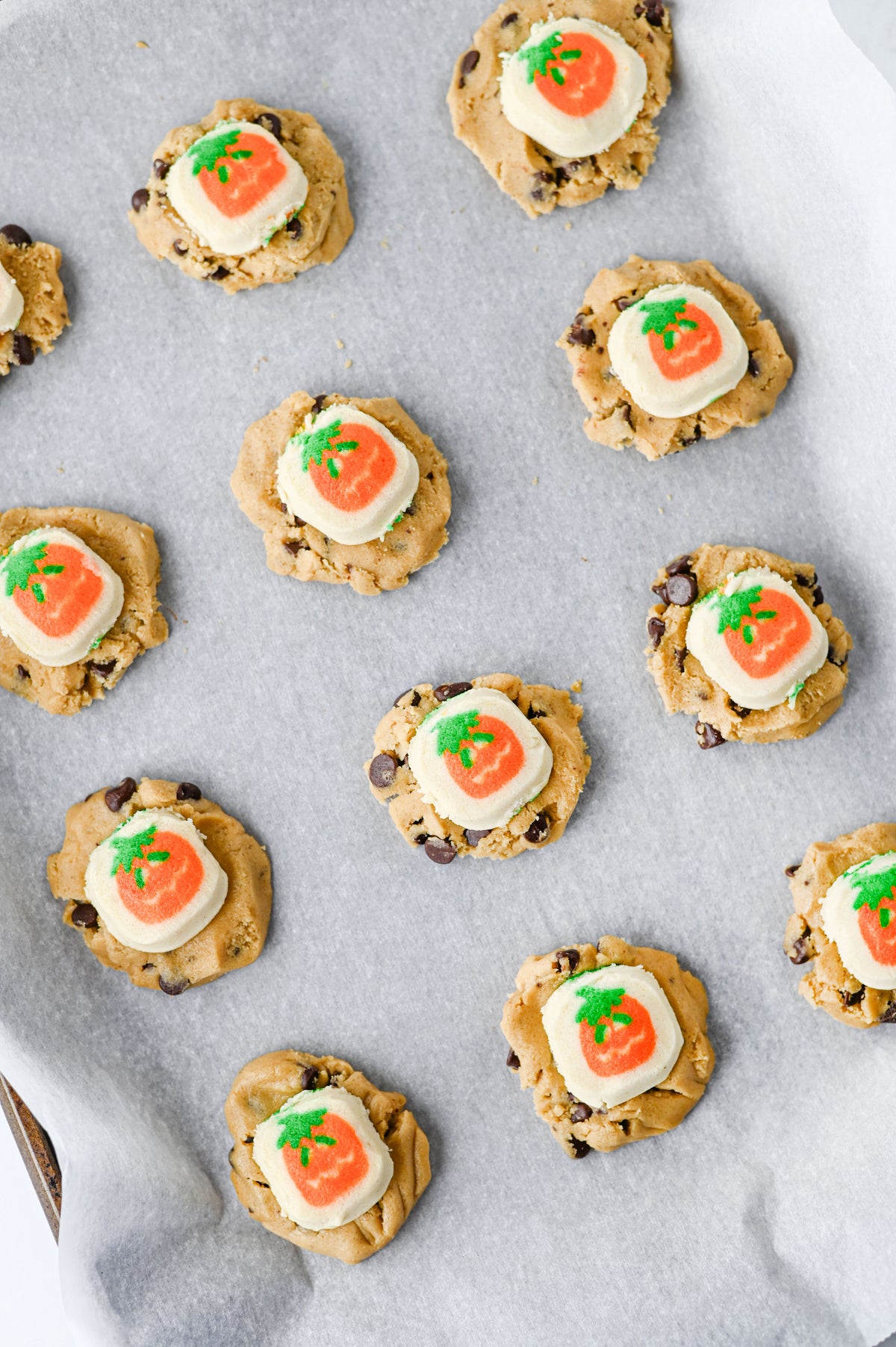 Pilsbury Pumpkin Chocolate Chip Cookie Hack