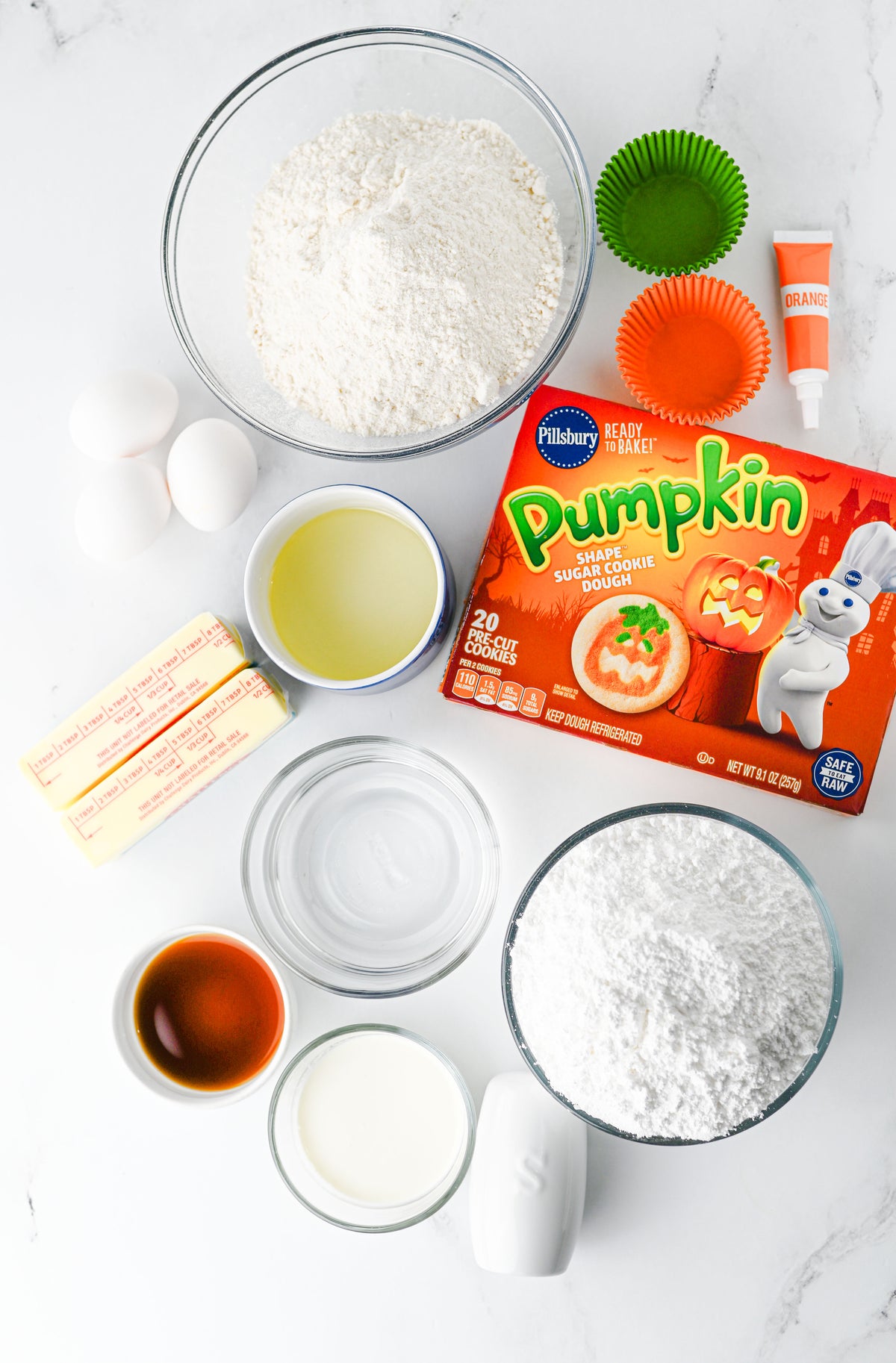 Pumpkin Cookie Cupcakes