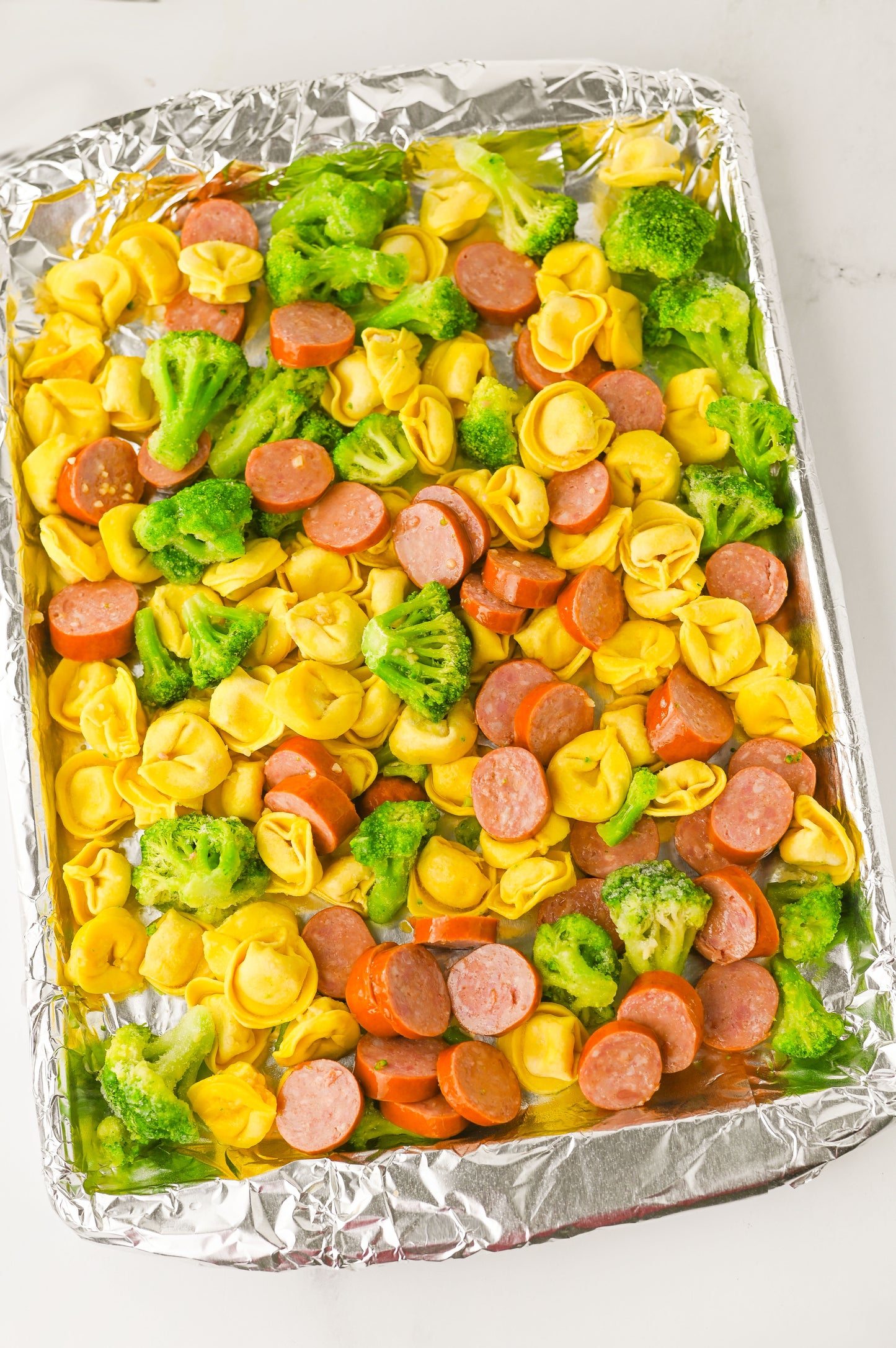 Tortellini and Sausage Bake Sheet Pan Dinner Set #1