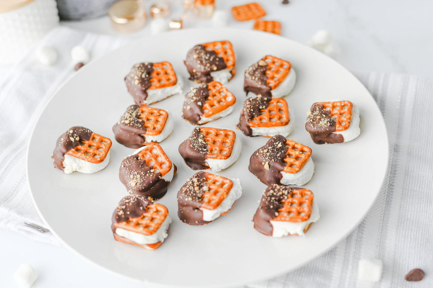S'mores Pretzel Bites