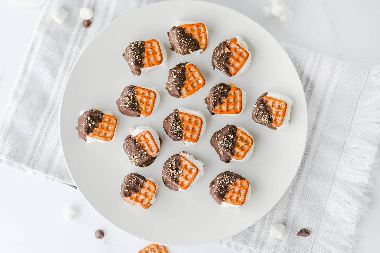 S'mores Pretzel Bites