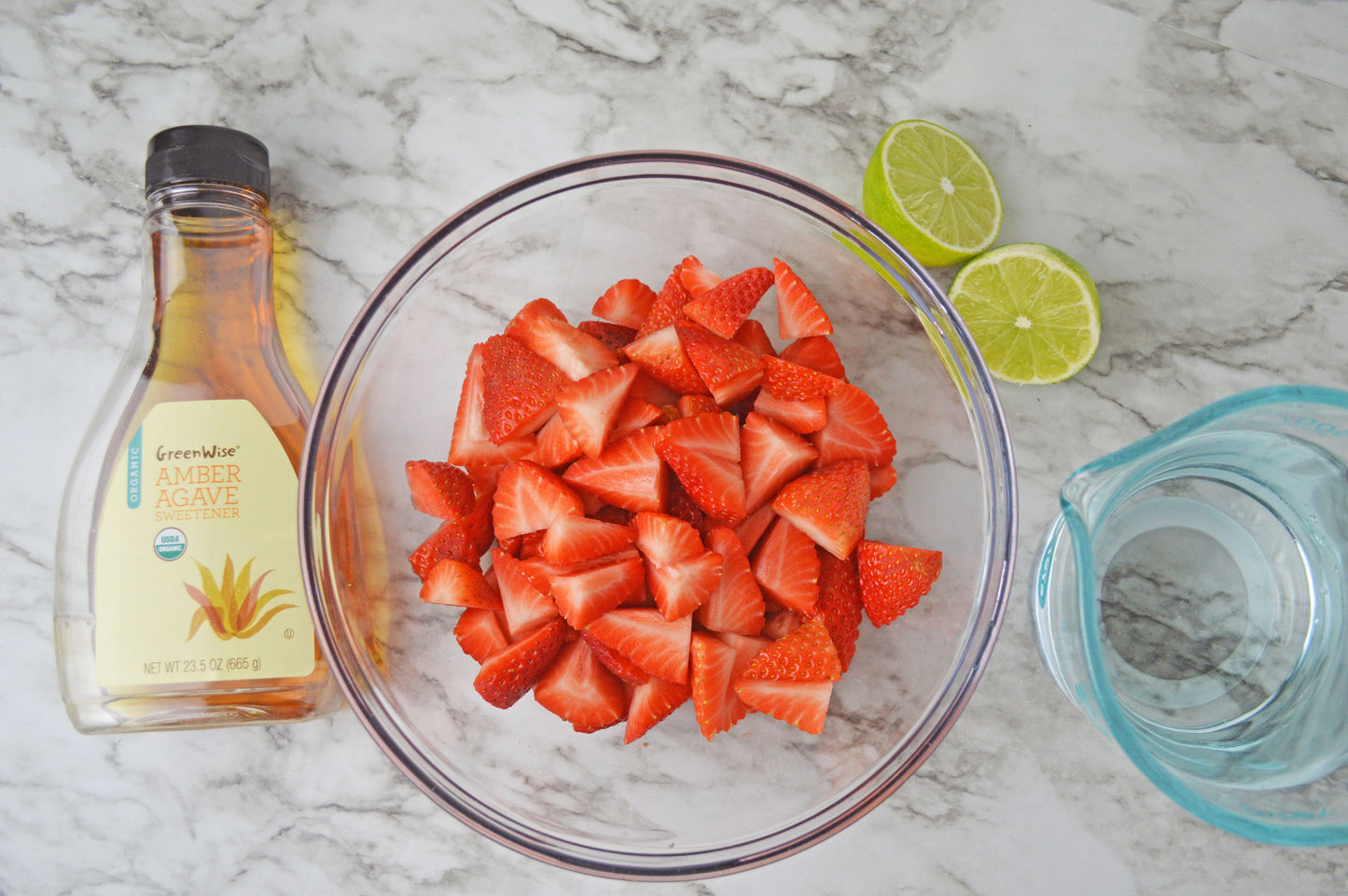 Strawberry Lime Agua Fresca