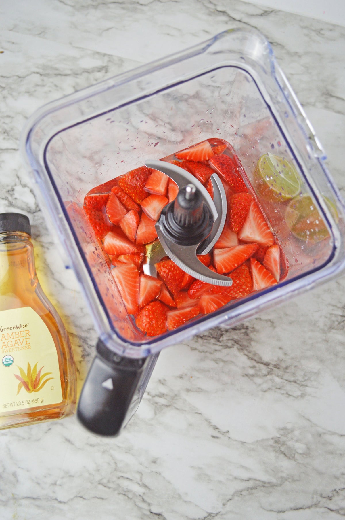 Strawberry Lime Agua Fresca